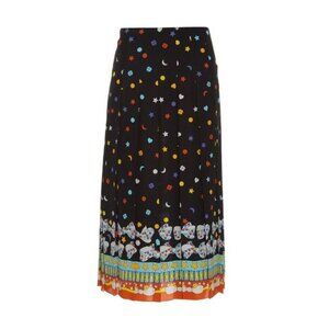 NWT Gucci Printed Pleated Skirt Size 44